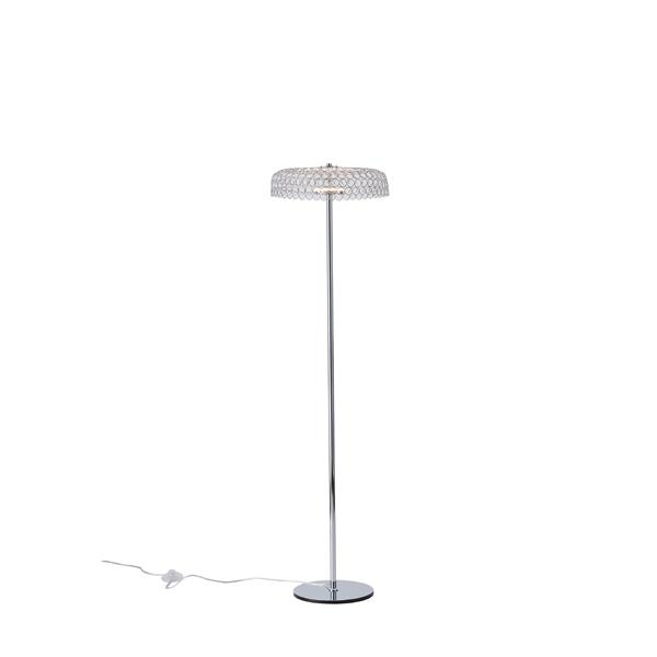 ΦΩΤΙΣΤΙΚΟ ΕΠΙΔΑΠΕΔΙΟ ΜΕΤΑΛΛΟ ΣΤΡΟΓΓΥΛΟ LED 10W 1080Lm 3000K Φ350X1320mm ΑΣΗΜΙ ARTE ILLUMINA PERFORATO