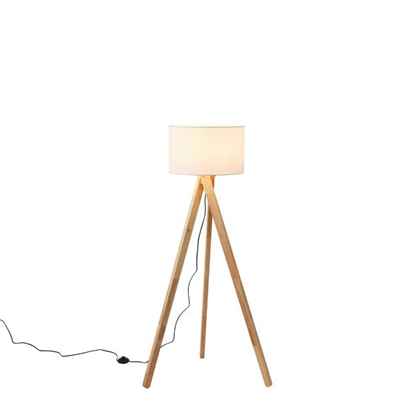ΦΩΤΙΣΤΙΚΟ ΕΠΙΔΑΠΕΔΙΟ ΞΥΛO 1XE27 Max 15W Φ450X1450mm ΛΕΥΚΟ ARTE ILLUMINA MADERA