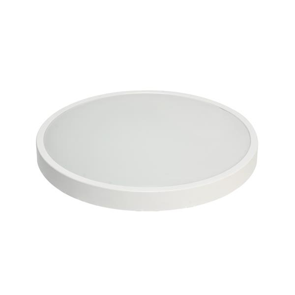 ΠΛΑΦΟΝΙΕΡΑ ΜΕΤΑΛΛΟ-MS-ABS LED 24W 1680Lm 3CCT(3000-4000-6000K) Φ370X65mm ΛΕΥΚΟ ARTE ILLUMINA MOONLIGHT
