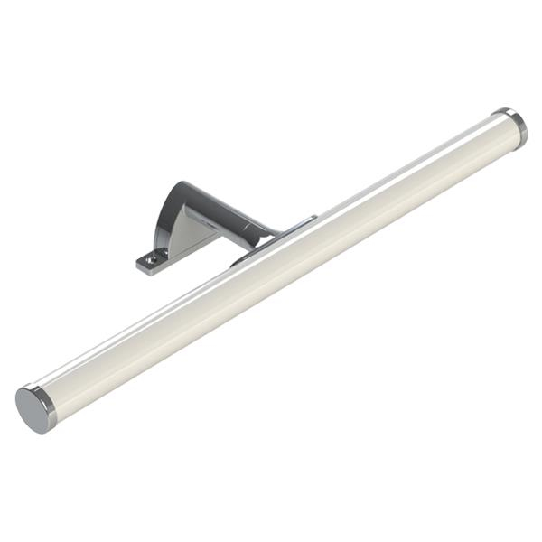 ΦΩΤΙΣΤΙΚΟ ΜΠΑΝΙΟΥ ΑΛΟΥΜΙΝΙΟ-ΠΛΑΣΤΙΚΟ LED 6W 600Lm 3000K 400X116X53mm IP44 ΑΣΗΜΙ ARTE ILLUMINA NERO