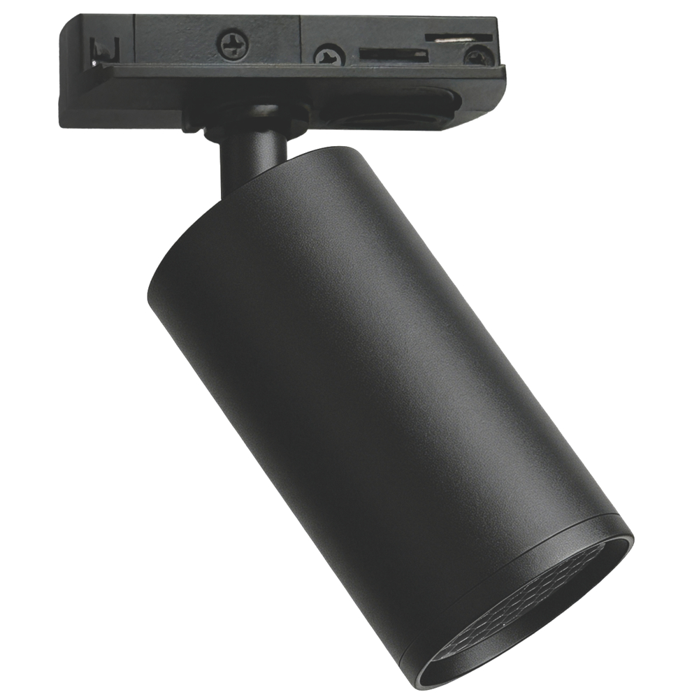 ΣΠΟΤ ΡΑΓΑΣ 2 ΓΡΑΜΜΩΝ GU10 Φ52x125mm ΜΑΥΡΟ