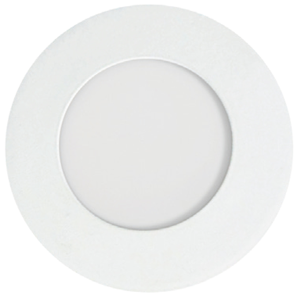 ΦΩΤΙΣΤΙΚΟ ΧΩΝΕΥΤΟ LED SLIM 3W 85-265V 3CCT Φ90 ΛΕΥΚΟ PLUS