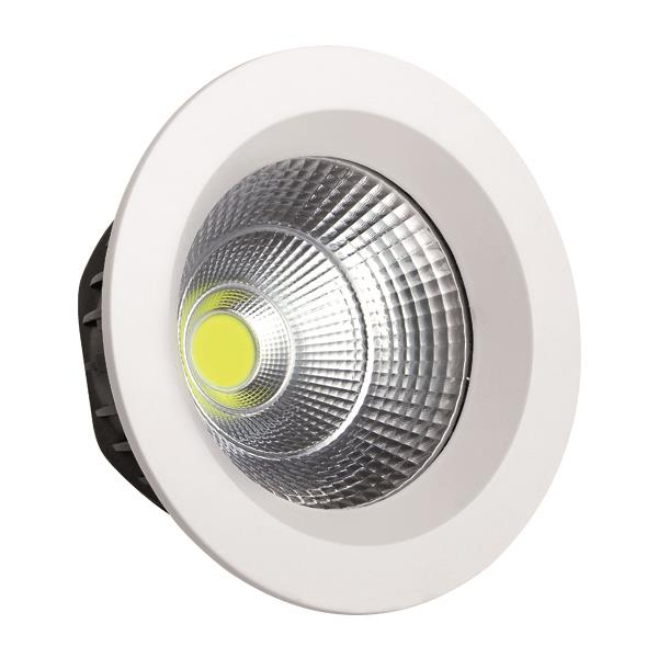 ΦΩΤΙΣΤΙΚΟ ΧΩΝΕΥΤΟ LED 55W COB 4000K Φ230 ΛΕΥΚΟ PLUS