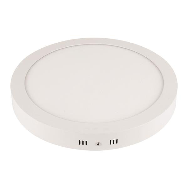 ΦΩΤΙΣΤΙΚΟ ΕΞΩΤΕΡΙΚΟ LED SLIM 12W 3000K Φ170 ΛΕΥΚΟ PLUS