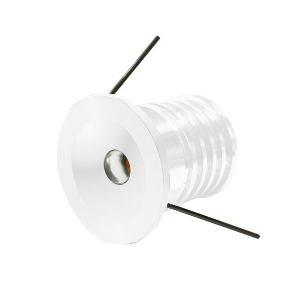 ΦΩΤΙΣΤΙΚΟ ΧΩΝΕΥΤΟ LED 1W 12V 3000Κ Φ30 ΛΕΥΚΟ PLUS