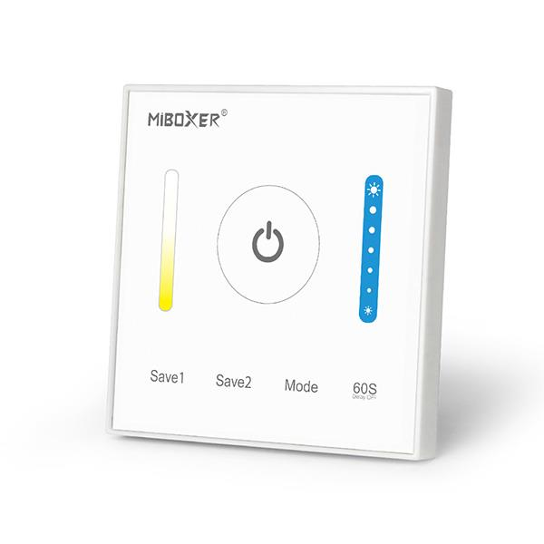DIMMER ΧΩΝΕΥΤΟ ΓΙΑ ΤΑΙΝΙΑ LED CCT 15A 2 ΚΑΝΑΛΙΑ DC12V/180W 24V/360W
