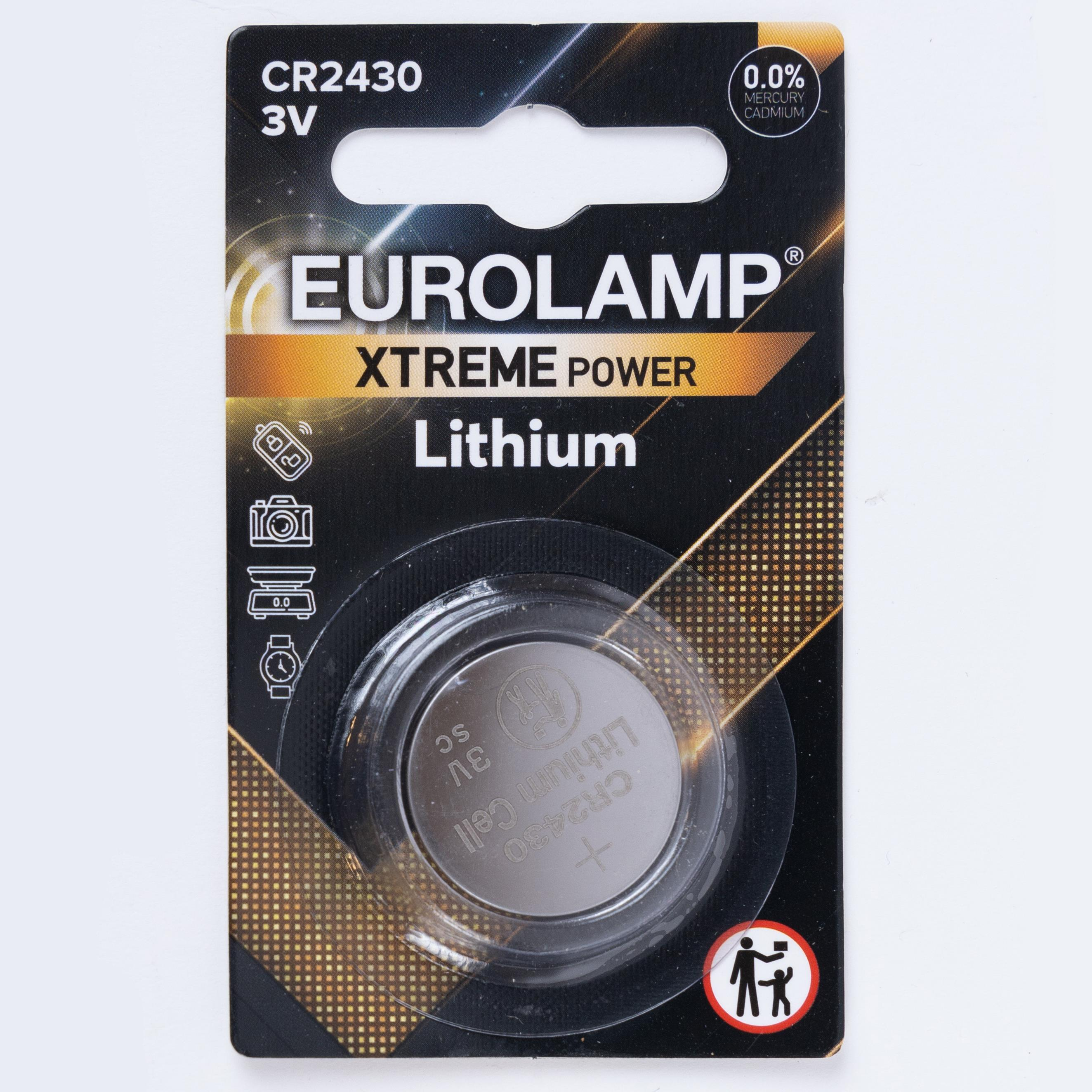 ΜΠΑΤΑΡΙΑ ΛΙΘΙΟΥ EXTREME CR2430 1τμχ 3V