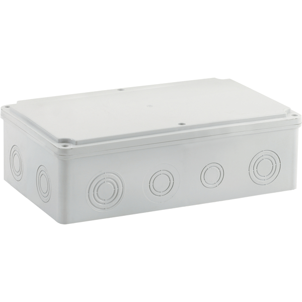 ΜΠΟΥΑΤ ΕΞΩΤΕΡΙΚΟ 150X260X80 ΜΕ ΒΙΔΕΣ IP65 ΓΚΡΙ
