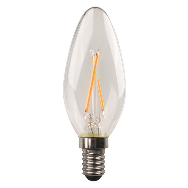 ΛΑΜΠΑ LED ΚΕΡΙ CROSSED FILAMENT 2.2W 250lm E14 4000K 220-240V