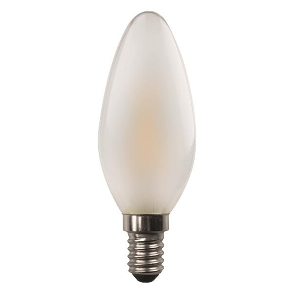 ΛΑΜΠΑ LED ΚΕΡΙ CROSSED FILAMENT 4.2W 480lm E14 6500K 220-240V FROST DIMMABLE