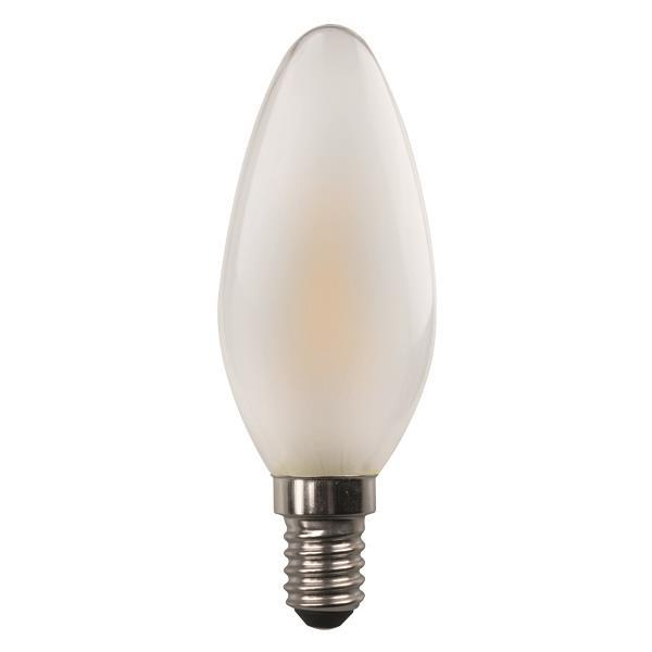 ΛΑΜΠΑ LED ΚΕΡΙ CROSSED FILAMENT 4.2W 806lm E14 4000K 220-240V FROST DIMMABLE