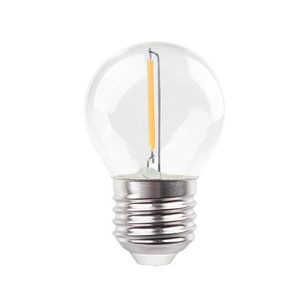 ΛΑΜΠΑ LED ΣΦΑΙΡΙΚΗ FILAMENT 1W 90lm E27 4000K 220-240V