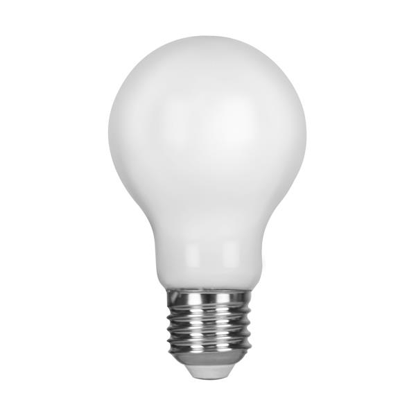 ΛΑΜΠΑ LED ΚΟΙΝΗ CROSSED FILAMENT 4.2W 480lm E27 3000K 220-240V MILKY
