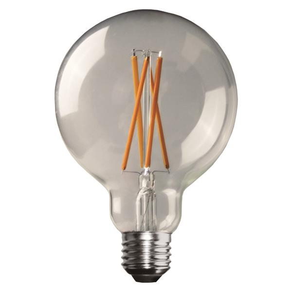 ΛΑΜΠΑ LED ΓΛΟΜΠΟΣ G95 CROSSED FILAMENT 11W 1600lm Ε27 4000K 220-240V DIMMABLE CLEAR