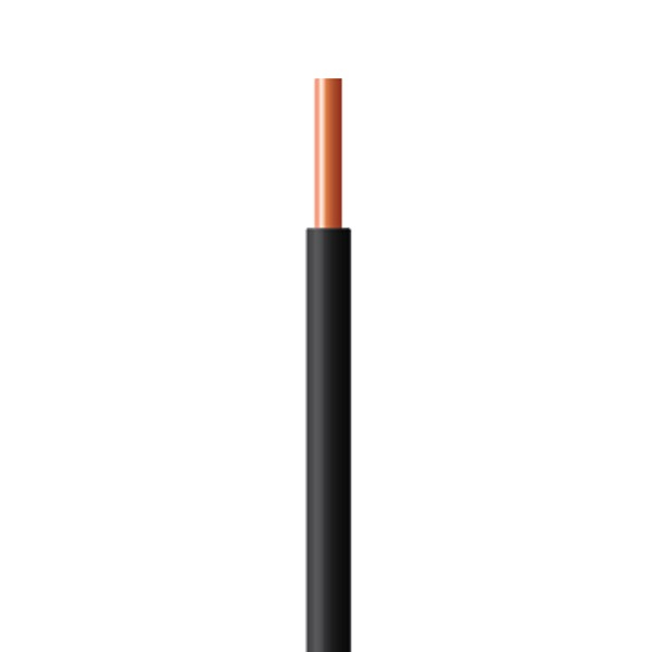 ΚΑΛΩΔΙΟ NYA ΗΟ7V-U 1Χ1,5mm² ΜΑΥΡΟ (100m/Roll)