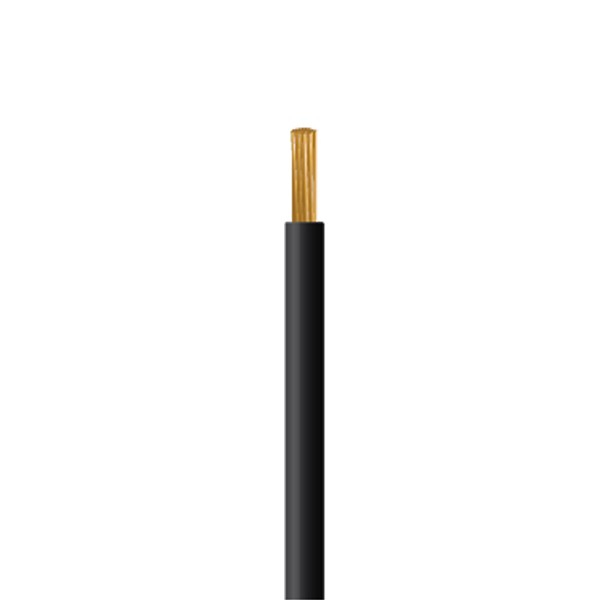 ΚΑΛΩΔΙΟ NYAF H07V-K 1Χ1,5mm² ΜΑΥΡΟ (100m/Roll)