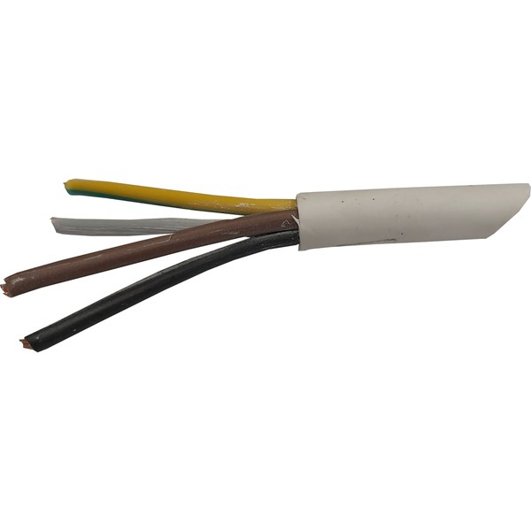 ΚΑΛΩΔΙΟ ΕΥΚΑΜΠΤΟ H05VV-F 5Χ1,5mm² ΛΕΥΚΟ (750m/Drum)