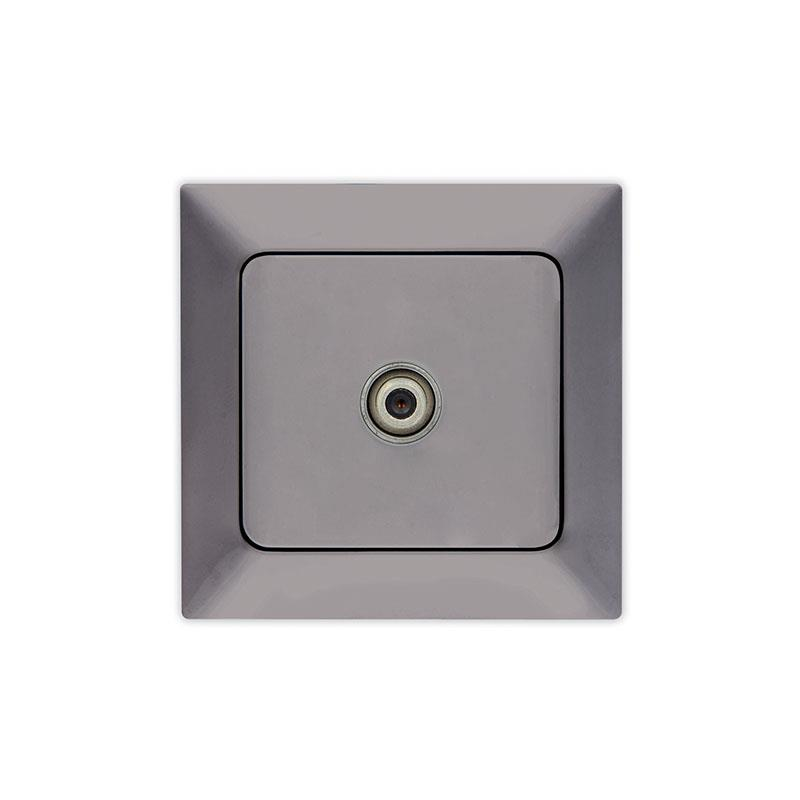 ΠΡΙΖΑ ΤV F CONNECTOR ΓΡΑΦΙΤΗΣ