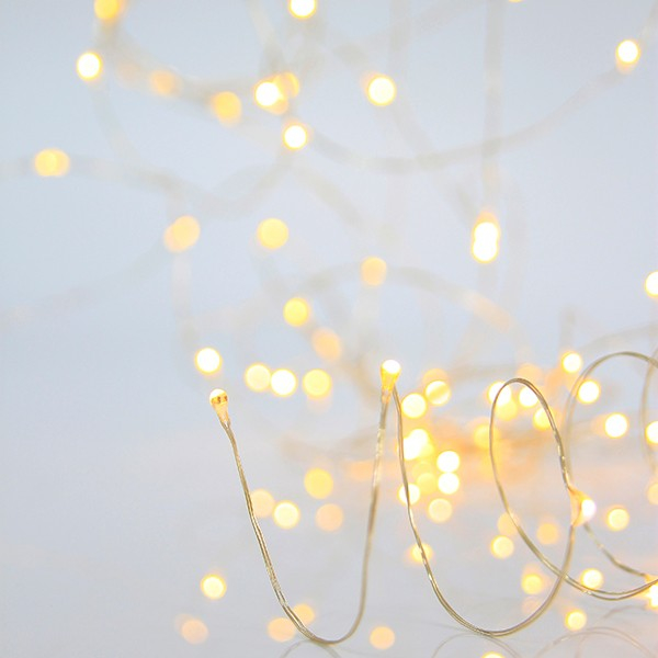 XMAS ΛΑΜΠΑΚΙ ΣΕΙΡΑ 100 ΜΙΝΙ LED ΜΕΤΑΣΧΗΜΑΤΙΣΤΗ ΣΤΑΘΕΡΟ ΑΣΗΜΙ ΧΑΛΚΙΝΟ ΚΑΛΩΔΙΟ ΘΕΡΜΟ ΛΕΥΚΟ LED ANA 10cm ΠΑΡΟΧΗ 5m ΙΡ44