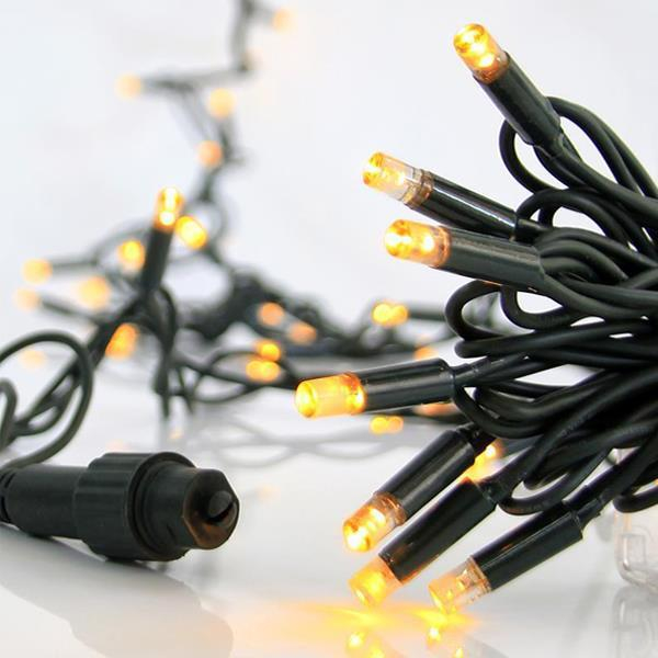 XMAS ΛΑΜΠΑΚΙ ΣΕΙΡΑ 100 LED 5mm ΜΕ ΚΑΛΥΜΜΑ 230V 3 ΕΠΕΚΤΑΣΕΙΣ ΕΩΣ 9 ΣΕΤ ΠΡΑΣΙΝΟ ΚΑΟΥΤΣΟΥΚ ΚΑΛΩΔΙΟ ΘΕΡΜO ΛΕΥΚO LED ΑΝΑ 10cm ΠΑΡΟΧΗ 1.5m ΙΡ65