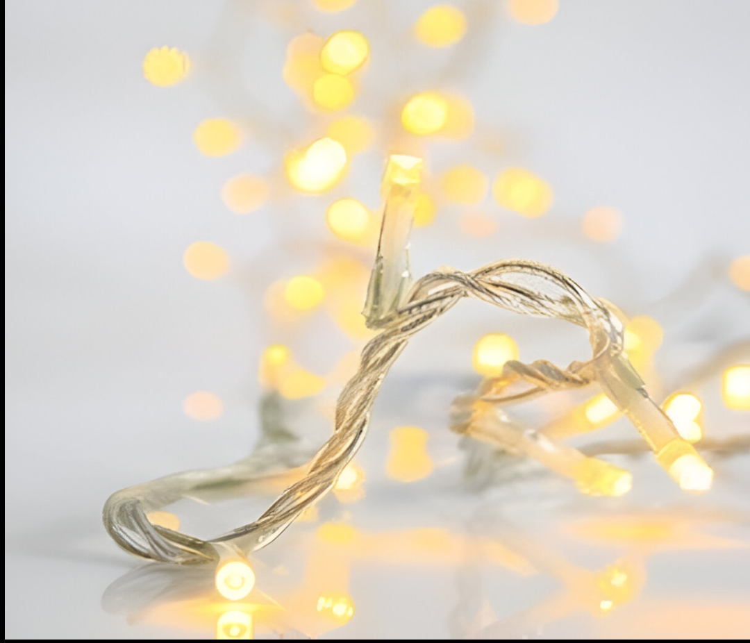 ΣΕΙΡΑ, 50 LED 5mm, ΜΠΑΤΑΡΙΑΣ 3xAA, ΧΡΟΝΟΔΙΑΚΟΠΤΗΣ, ΔΙΑΦΑΝΟ PVC ΚΑΛΩΔΙΟ, ΘΕΡΜΟ ΛΕΥΚΟ LED ΑΝΑ 10cm, ΠΡΟΕΚΤΑΣΗ ΠΑΡΟΧΗΣ 50cm, IP20