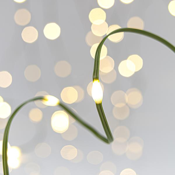 ΣΕΙΡΑ, 200 MINI LED, ΜΕΤΑΣΧΗΜΑΤΙΣΤΗ, 8 ΠΡΟΓΡΑΜΜΑΤΑ & ΜΝΗΜΗ, ΠΡΑΣΙΝΟ ΠΛΑΚΕ ΧΑΛΚΙΝΟ ΚΑΛΩΔΙΟ, DAYLIGHT LED ΑΝΑ 5cm, ΠΡΟΕΚΤΑΣΗ ΠΑΡΟΧΗΣ 5m, IP44