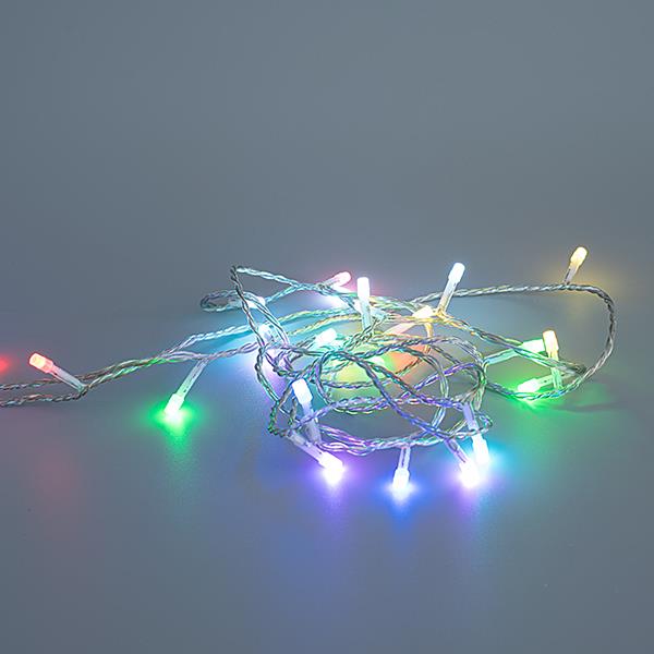 LINE, 300 SYNCHRONOUS LED 5mm, 2 CONNECTORS UP TO 2 SET, TRANSPARENT ...