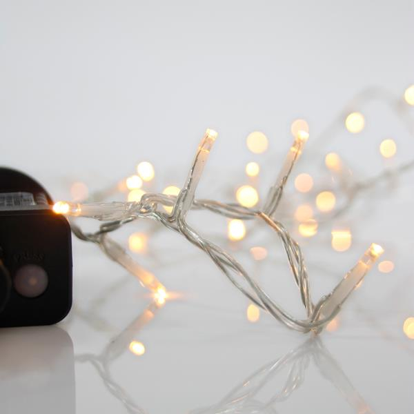 XMAS ΛΑΜΠΑΚΙ ΣΕΙΡΑ 100 LED 3mm 31V ΜΕΤΑΣΧΗΜΑΤΙΣΤΗ ΜΕ 8 ΠΡΟΓΡΑΜΜΑΤΑ & ΜΝΗΜΗ ΔΙΑΦΑΝΟ PVC ΚΑΛΩΔΙΟ ΘΕΡΜΟ ΛΕΥΚΟ LED ΑΝΑ 5cm ΠΑΡΟΧΗ 3m ΙΡ44