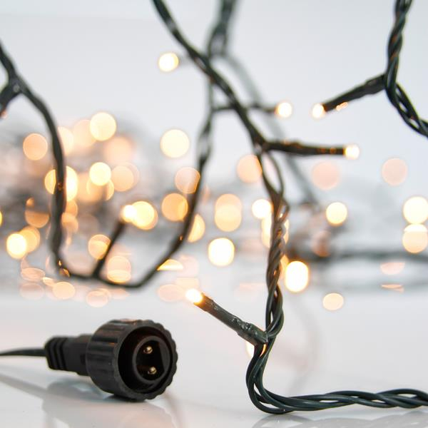 XMAS ΛΑΜΠΑΚΙ ΣΕΙΡΑ 200 LED 3mm 31V ΜΕΤΑΣΧΗΜΑΤΙΣΤΗ 4 ΕΠΕΚΤΑΣΕΙΣ ΕΩΣ 3 ΣΕΤ ΠΡΑΣΙΝΟ PVC ΚΑΛΩΔΙΟ ΘΕΡΜΟ ΛΕΥΚΟ LED ANA 5cm ΠΑΡΟΧΗ 3m ΙΡ44