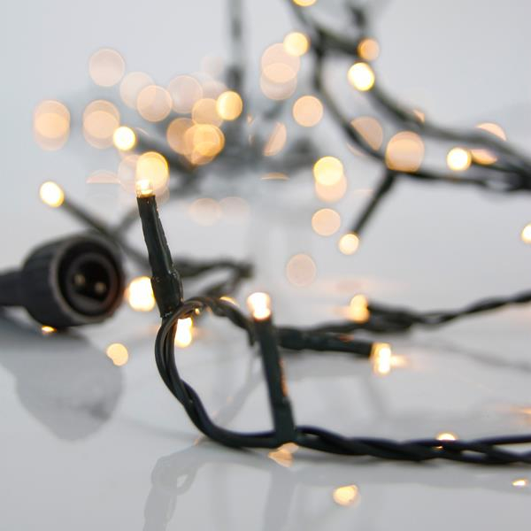 XMAS ΛΑΜΠΑΚΙ ΣΕΙΡΑ 700 LED 3mm 31V & 12W ΜΕΤΑΣΧΗΜΑΤΙΣΤΗ (In. 100-270V) 4 ΕΠΕΚΤΑΣΕΙΣ ΕΩΣ 2 ΣΕΤ ΠΡΑΣΙΝΟ PVC ΚΑΛΩΔΙΟ ΘΕΡΜΟ ΛΕΥΚΟ LED ΑΝΑ 5cm ΠΑΡΟΧΗ 3m ΙΡ44 ROLL PACK