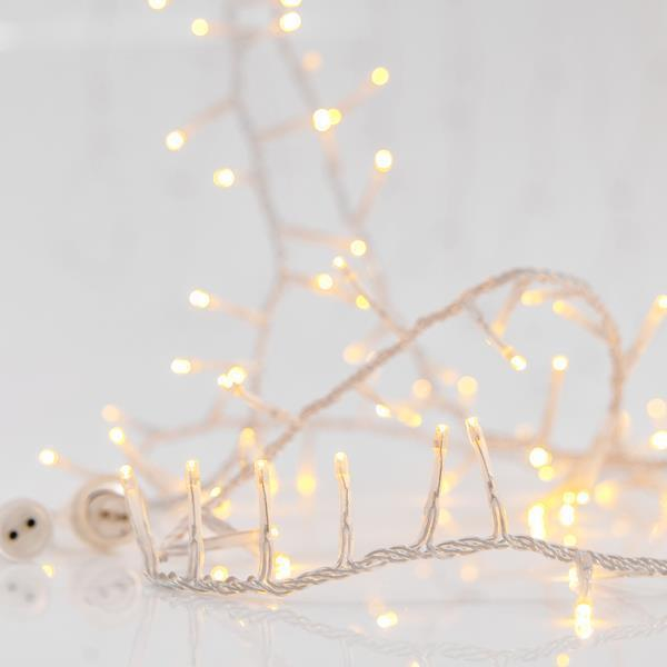 XMAS ΛΑΜΠΑΚΙ ΠΥΚΝΗ ΣΕΙΡΑ 800 LED 3mm 31V ΜΕΤΑΣΧΗΜΑΤΙΣΤΗ 4 ΕΠΕΚΤΑΣΕΙΣ ΕΩΣ 2 ΣΕΤ ΔΙΑΦΑΝΟ PVC ΚΑΛΩΔΙΟ ΘΕΡΜΟ ΛΕΥΚΟ LED ANA 2cm ΠΑΡΟΧΗ 3m ΙΡ44
