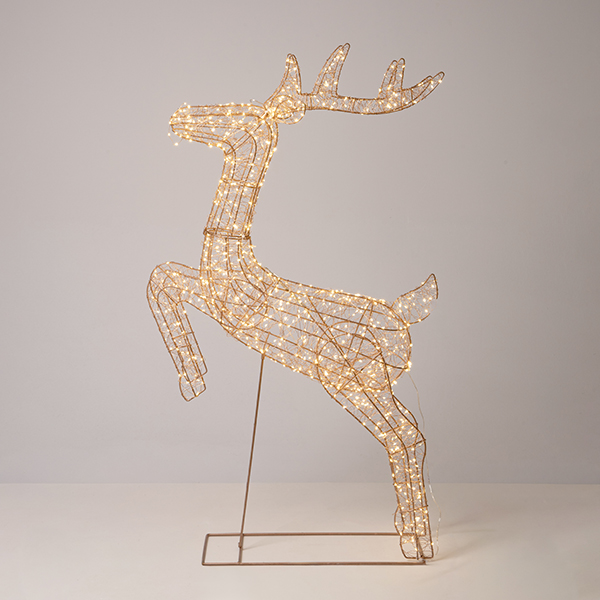 XMAS ΦΩΤΙΖΟΜΕΝΟ ΜΠΡΟΝΖΕ ΕΛΑΦΙ 63x22x116cm ΜΕ ΒΑΣΗ 960 MINI LED ΜΕΤΑΣΧΗΜΑΤΙΣΤΗ TIMER ΜΠΡΟΝΖΕ ΜΕΤΑΛΛΙΚΟΣ ΣΚΕΛΕΤΟΣ ΜΠΡΟΝΖΕ ΧΑΛΚΙΝΟ ΚΑΛΩΔΙΟ ΘEPMO ΛEYKO LED & ΘEPMO ΛΕΥΚΟ FLASH LED ΠΑΡΟΧΗ 5m IP44