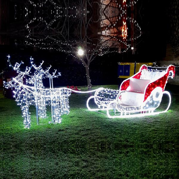 XMAS ΕΠΑΓΓΕΛΜΑΤΙΚΟ ΣΧΕΔΙΟ ΕΛΚΗΘΡΟ ΜΕ ΤΑΡΑΝΔΟΥΣ 3D ΛΕΥΚΗ LED ΦΩΤΟΣΩΛΗΝΑ ΜΕ ΛΕΥΚΑ & ΚΟΚΚΙΝΑ LED 500x190 IP65