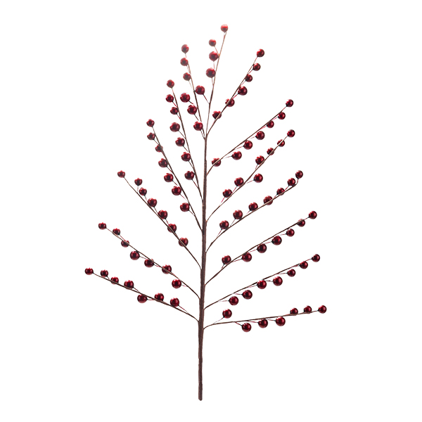 ΚΛΑΔΙ ΜΕ BERRIES ΜΠΟΡΝΤΟ ΜΕΤΑΛΛΙΖΕ ΠΥΚΝΟ 79cm