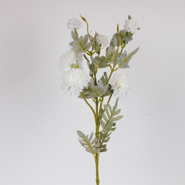 ΛΟΥΛΟΥΔΙ/ΚΛΑΔΙ ΧΡΥΣΑΝΘΕΜΟ ΜΠΑΛΑ ΛΕΥΚΟ 77cm