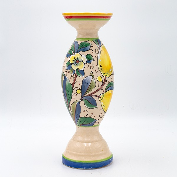 ΚΗΡΟΠΗΓΙΟ ΚΕΡΑΜΙΚΟ ΜΠΕΖ-ΜΕ ΛΕΜΟΝΙΑ 10.2x10.2x30cm