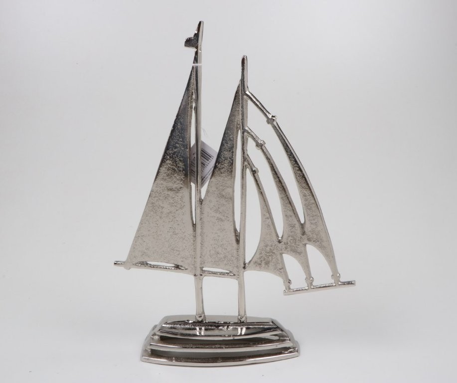 ΚΑΡΑΒΙ ΜΕΤΑΛΛΙΚΟ ΑΣΗΜΙ 30x7.5x40cm
